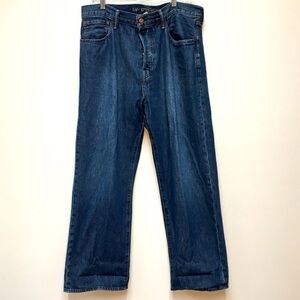 Gap Loose Better made Denim Jeans 34/30 Men's Blue Relaxed Fit Baggy 100% Cotton